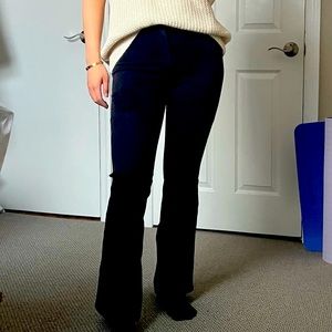 High waisted flare trouser